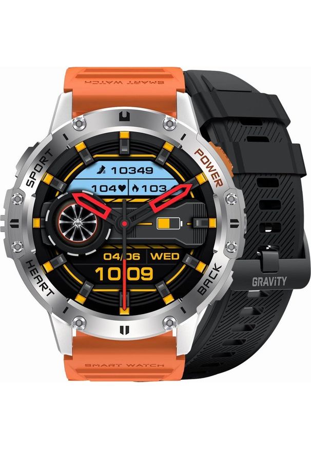 Smartwatch Gravity Zegarek męski SMARTWATCH GRAVITY GT22-4. Rodzaj zegarka: smartwatch