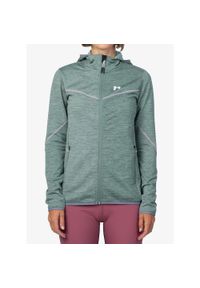 Bluza damska z kapturem Hannah Dagnys Hoody. Typ kołnierza: kaptur. Kolor: zielony. Styl: sportowy. Sport: turystyka piesza