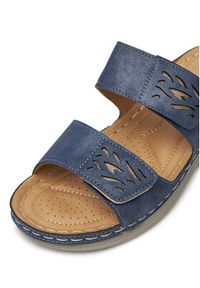 Clara Barson Klapki WYL05010-11 Niebieski. Kolor: niebieski. Materiał: syntetyk, materiał #7