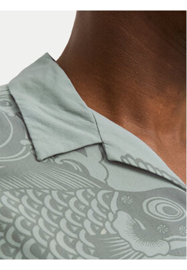 Jack & Jones Koszula Jeff 12268465 Zielony Relaxed Fit. Kolor: zielony. Materiał: wiskoza