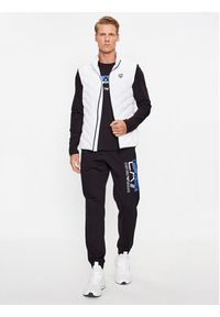 EA7 Emporio Armani Kamizelka 8NPQ02 PNE1Z 1100 Biały Regular Fit. Kolor: biały. Materiał: syntetyk