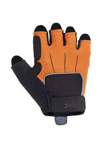 SPIUK - Krótkie rękawice rowerowe Spiuk Urban. Kolor: czarny, wielokolorowy, pomarańczowy. Sport: kolarstwo #1