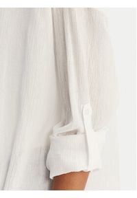 Seafolly Koszula Classic 54027-TO Biały Regular Fit. Kolor: biały. Materiał: bawełna #4