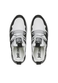 Just Cavalli Sneakersy 74QB3SD3 Biały. Kolor: biały