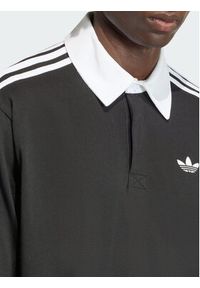 Adidas - adidas Polo 159300 Czarny Loose Fit. Typ kołnierza: polo. Kolor: czarny #2