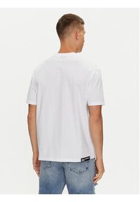 Karl Lagerfeld Jeans T-Shirt 241D1705 Biały Regular Fit. Kolor: biały. Materiał: bawełna