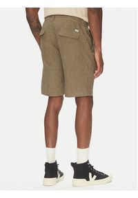 Lindbergh Szorty materiałowe 30-508003 Beżowy Relaxed Fit. Kolor: beżowy. Materiał: bawełna