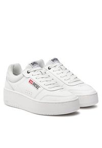 Diesel Sneakersy S-Athene-Retro Y03405P6952 Biały. Kolor: biały. Materiał: skóra