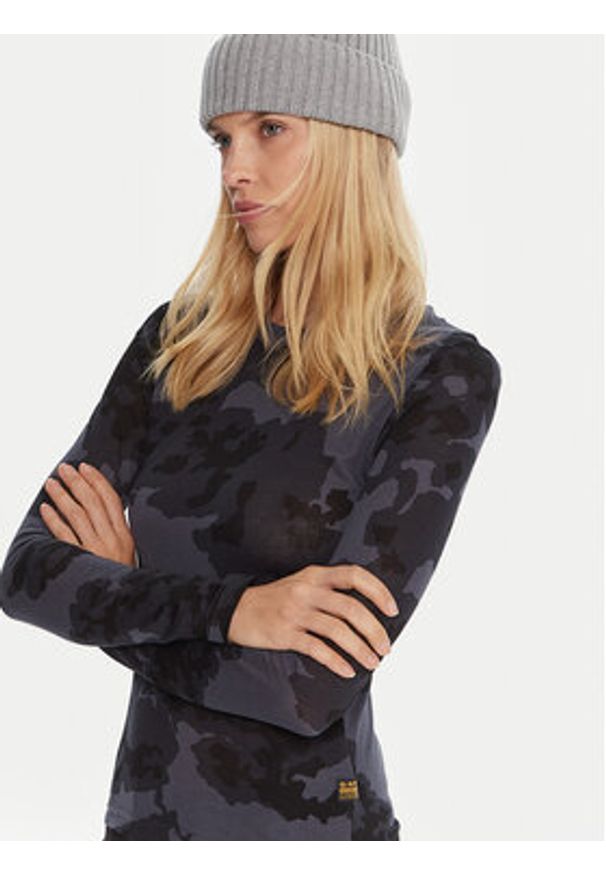 G-Star RAW - G-Star Raw Bluzka D27103-E151 Granatowy Slim Fit. Kolor: niebieski. Materiał: bawełna