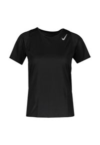 Nike DRI FIT RAC T SHIRT W Noir. Kolor: czarny. Technologia: Dri-Fit (Nike). Sport: bieganie