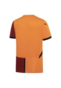 Puma - Męska koszulka domowa Galatasaray SK 24/25 PUMA Red Rhythm Intense Orange. Kolor: czerwony, pomarańczowy, żółty, wielokolorowy