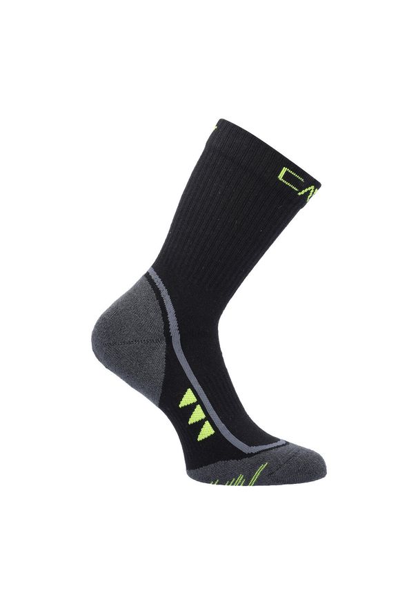 Skarpety CMP Trekking Sock SuperSoft 50 Mid. Kolor: żółty, wielokolorowy, zielony. Sport: turystyka piesza