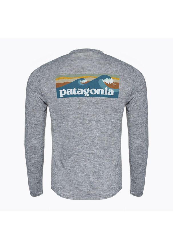 Longsleeve męski Patagonia Cap Cool Daily Graphic Shirt-Waters. Kolor: szary. Długość rękawa: długi rękaw