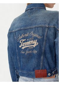 Tommy Jeans Kurtka jeansowa DW0DW21061 Granatowy Regular Fit. Kolor: niebieski. Materiał: bawełna