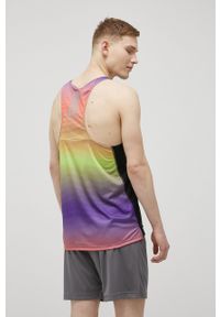 adidas Performance t-shirt do biegania H61163 kolor czarny. Kolor: czarny. Materiał: poliester, skóra, materiał #4