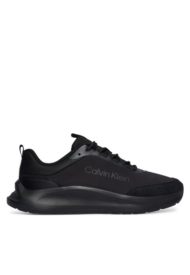 Calvin Klein Sneakersy Light Eva Run Ess Lac Ny-Su Wmn HW0HW03293 Czarny. Kolor: czarny. Materiał: materiał. Sport: bieganie