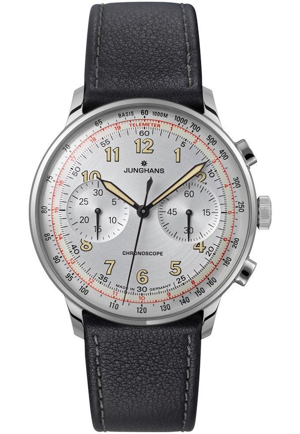 SONY - Zegarek Sony Zegarek męski Junghans 27/3380.02 czarny. Kolor: czarny