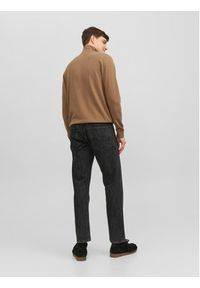 Jack & Jones - Jack&Jones Sweter 12189339 Brązowy Regular Fit. Kolor: brązowy. Materiał: bawełna #7