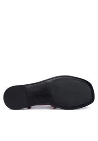 TOMMY HILFIGER - Tommy Hilfiger Sandały Th Buckle FW0FW09514 Czerwony. Kolor: czerwony. Materiał: skóra #5