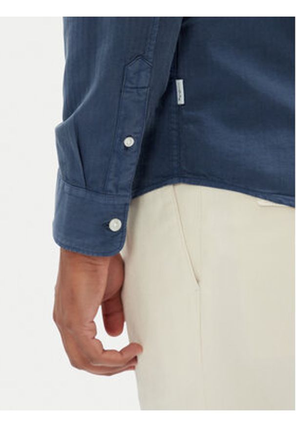 Pepe Jeans Koszula Phil PM308274 Niebieski Regular Fit. Kolor: niebieski. Materiał: bawełna