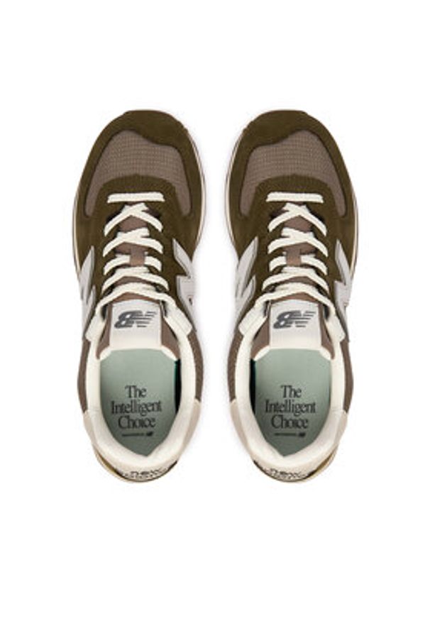 New Balance Sneakersy U5742RG Brązowy. Kolor: brązowy. Materiał: skóra