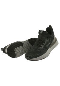 Lee Cooper Sportowe buty meskie LCW-21-29-0174M Black czarne szare. Zapięcie: sznurówki. Kolor: wielokolorowy, czarny, szary. Materiał: materiał, skóra, guma. Szerokość cholewki: normalna #3