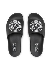 Versace Jeans Couture Klapki 74YA3SQ3 Czarny. Kolor: czarny #2