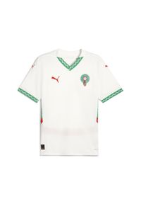 Puma - Męska koszulka wyjazdowa Maroko 2025 PUMA White Fast Green Red. Kolor: biały, zielony, czerwony, wielokolorowy #1