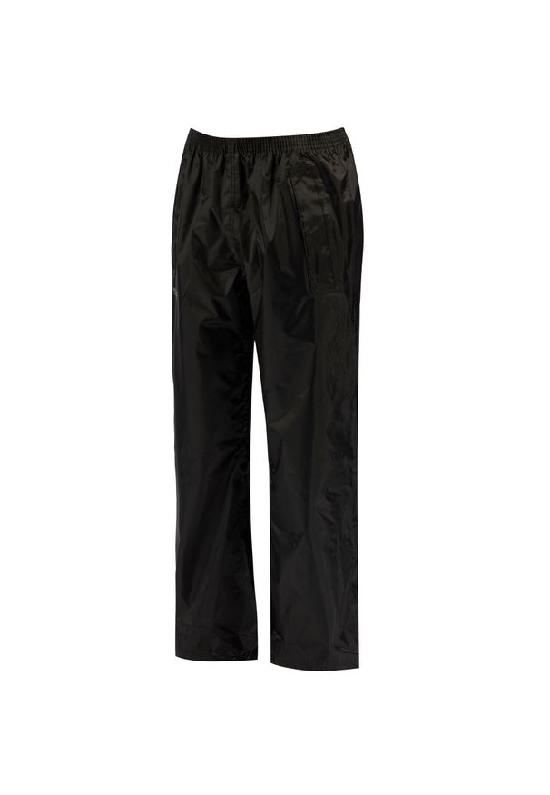 Regatta - Spodnie Ochronne Wodoodporne Dziecięce Stormbreak. Kolor: czarny. Sezon: lato. Sport: turystyka piesza