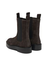 Calvin Klein Sztyblety YW0YW01969 Brązowy. Kolor: brązowy. Materiał: zamsz, skóra #3