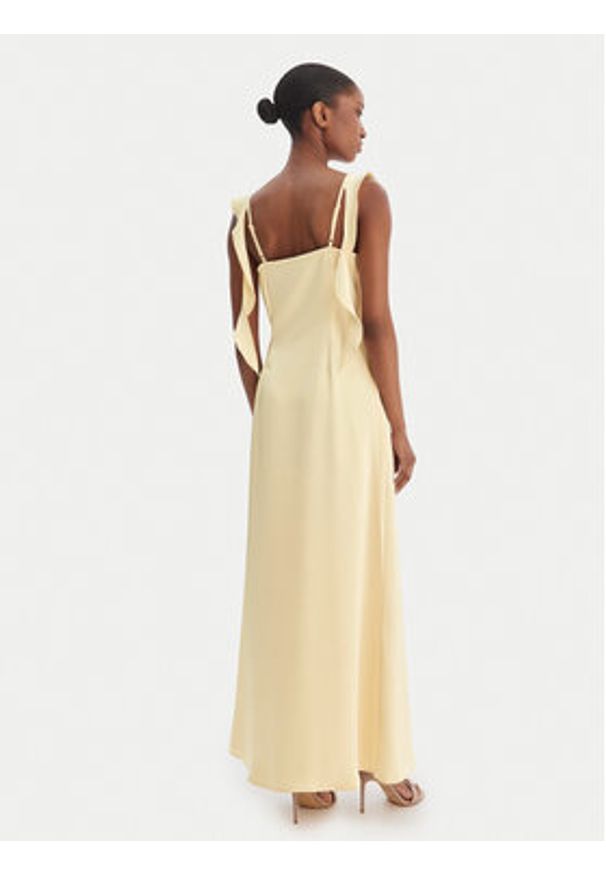 Vero Moda Sukienka koktajlowa Eloisa 10340914 Żółty Slim Fit. Kolor: żółty. Materiał: syntetyk. Styl: wizytowy