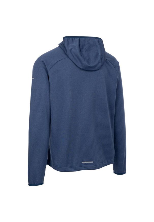 TRESPASS - Bluza Z Kapturem Męska Sportowa Montgo. Typ kołnierza: kaptur. Kolor: niebieski. Styl: sportowy. Sport: turystyka piesza