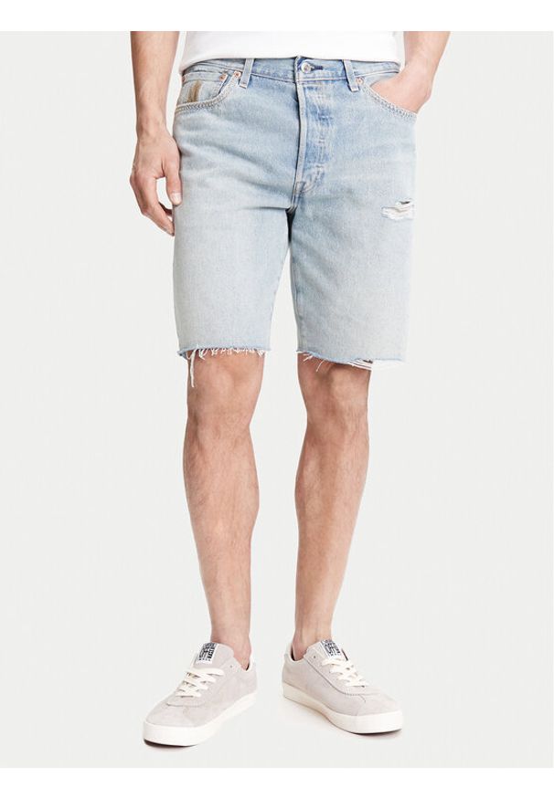 Levi's® Szorty jeansowe 501® 36512-0257 Niebieski Regular Fit. Kolor: niebieski. Materiał: bawełna