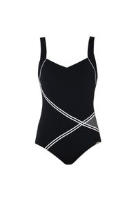 SUNFLAIR - Strój kąpielowy Basic. Kolekcja: moda ciążowa. Kolor: czarny, biały, wielokolorowy. Materiał: poliester #1