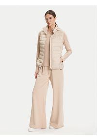 EA7 Emporio Armani Bezrękawnik 7W000472 AF12477 U1046 Beżowy Slim Fit. Kolor: beżowy. Materiał: syntetyk. Długość rękawa: bez rękawów
