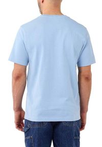 Koszulka sportowa męska T-shirt Carhartt Heavyweight Pocket K87. Kolor: niebieski