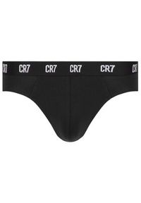 Cristiano Ronaldo CR7 Komplet slipów Main Basic Brief 3-Pack 8100-66-900 Czarny. Kolor: czarny. Materiał: bawełna #3