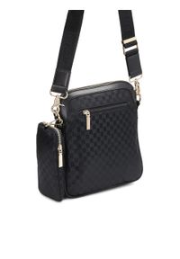 Kazar - Czarna listonoszka damska. Kolor: czarny. Materiał: skórzane. Styl: casual #6