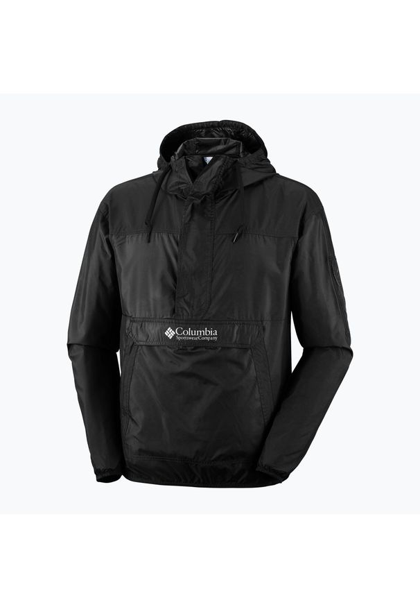 columbia - Kurtka Przejściowa Męska Columbia Challenger Windbreaker Anorak. Kolor: czarny. Sezon: zima. Sport: narciarstwo