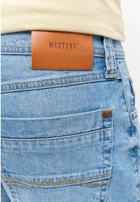 Mustang - MĘSKIE SZORTY MUSTANG Washington Shorts Denim Blue 1015149 5000 212. Materiał: denim #4