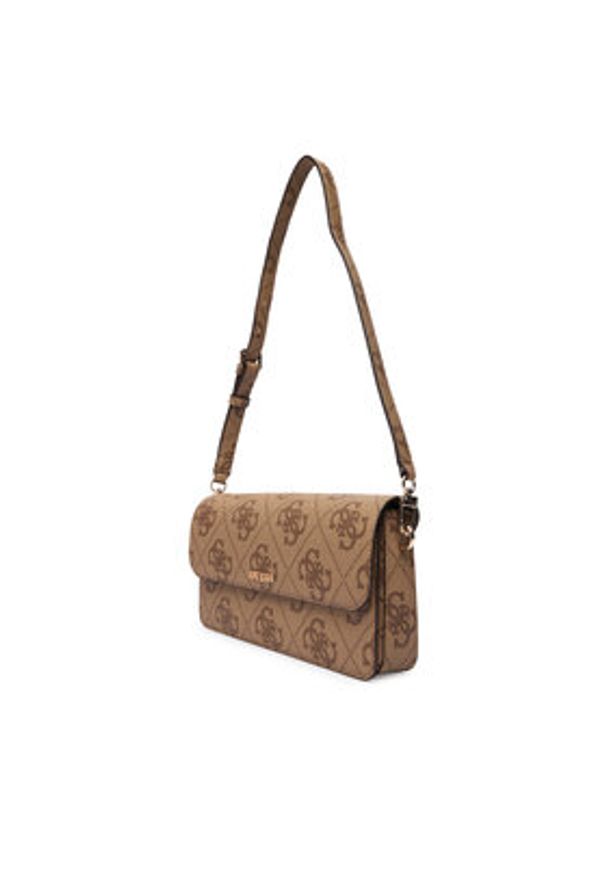 Guess Torebka Sadie HWOS81 18190 Beżowy. Kolor: beżowy. Materiał: skórzane