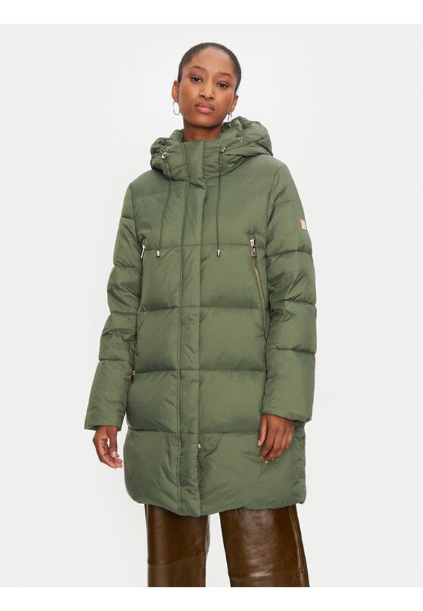 Fracomina Kurtka puchowa FR24WC3009O42301 Zielony Regular Fit. Kolor: zielony. Materiał: syntetyk. Sezon: zima