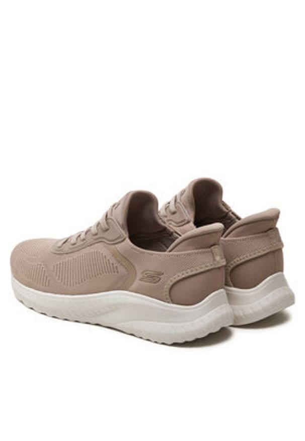 skechers - Skechers Sneakersy 117497 TPE Brązowy. Kolor: brązowy. Materiał: materiał