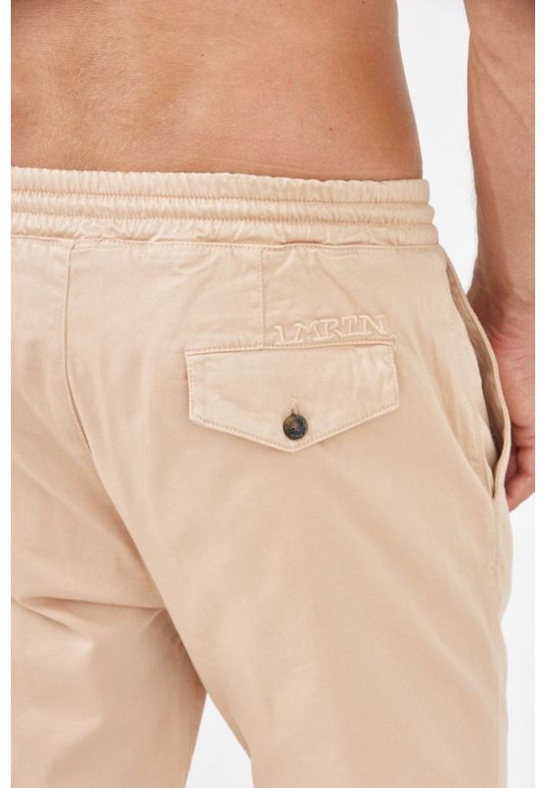 La Martina - LA MARTINA Beżowe spodnie męskie, Rozmiar XL. Kolor: beżowy