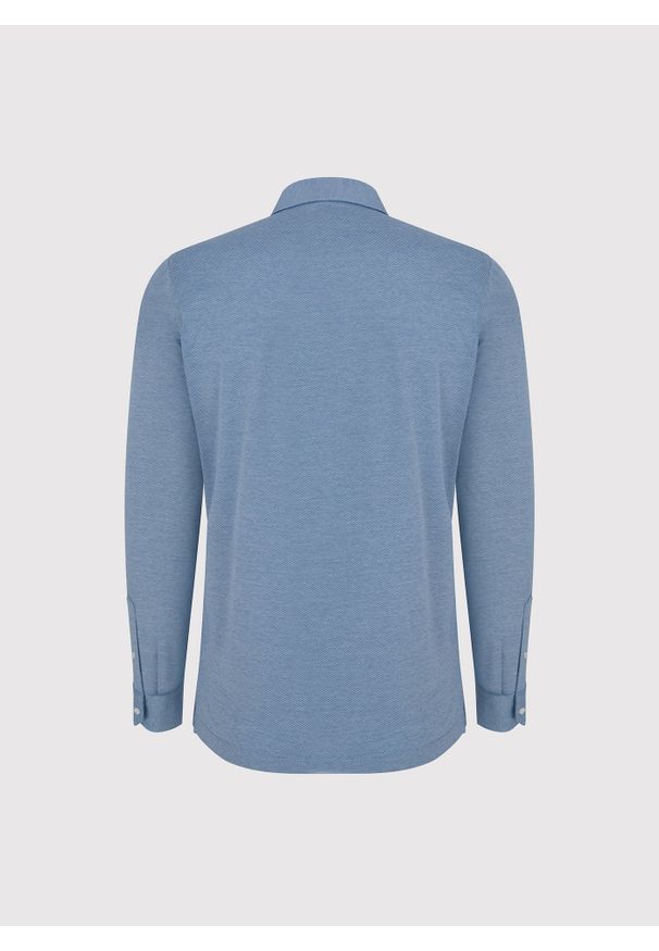 Pako Lorente - PAKO LORENTE – Bawełniana koszula męska w kolorze niebieskim. Kolor: niebieski. Materiał: bawełna