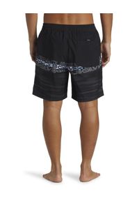 Quiksilver - Szorty kąpielowe dla Mężczyzn EVERYDAY WORDBLOCK VOLLEY 17" Czarny. Kolor: czarny. Materiał: poliester. Styl: klasyczny, sportowy