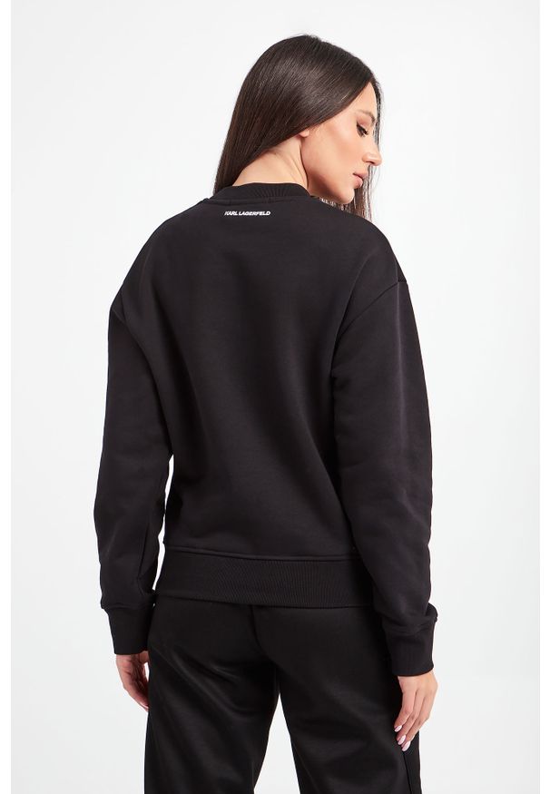Karl Lagerfeld - BLUZA KARL LAGERFELD. Długość rękawa: długi rękaw. Długość: długie. Wzór: nadruk