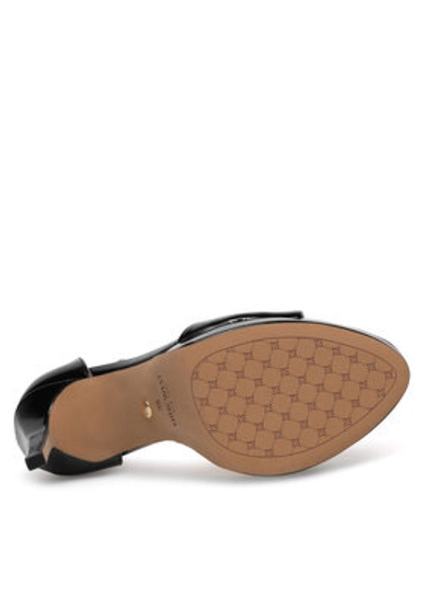 Nine West Sandały WFA2733-2A Czarny. Kolor: czarny. Materiał: syntetyk