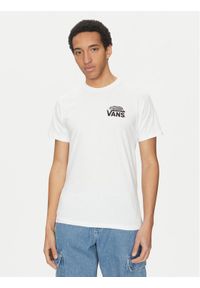 Vans T-Shirt Sneaky VN000M3Y Biały Regular Fit. Kolor: biały. Materiał: bawełna