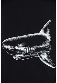PALM ANGELS Czarny męski t-shirt Broken Shark Classic Tee, Rozmiar L. Kolor: czarny